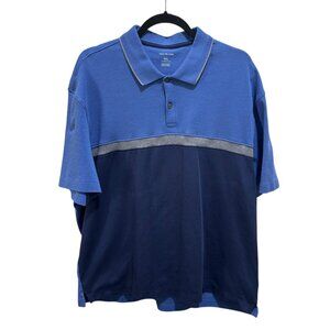Van Heusen Mens Size XXL Blue Classic Fit Polo‎ Shirt